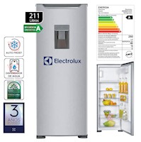 Refrigeradora Frost 211 Lts con Dispensador de Agua Electrolux ERDM26F2HPS Gris